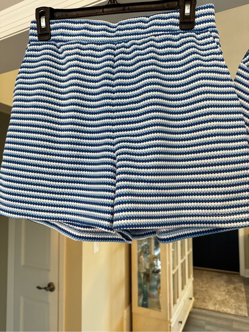 FISOEW Blue Striped 2 Piece Lounge Set NWT Size M - Picture 5 of 8